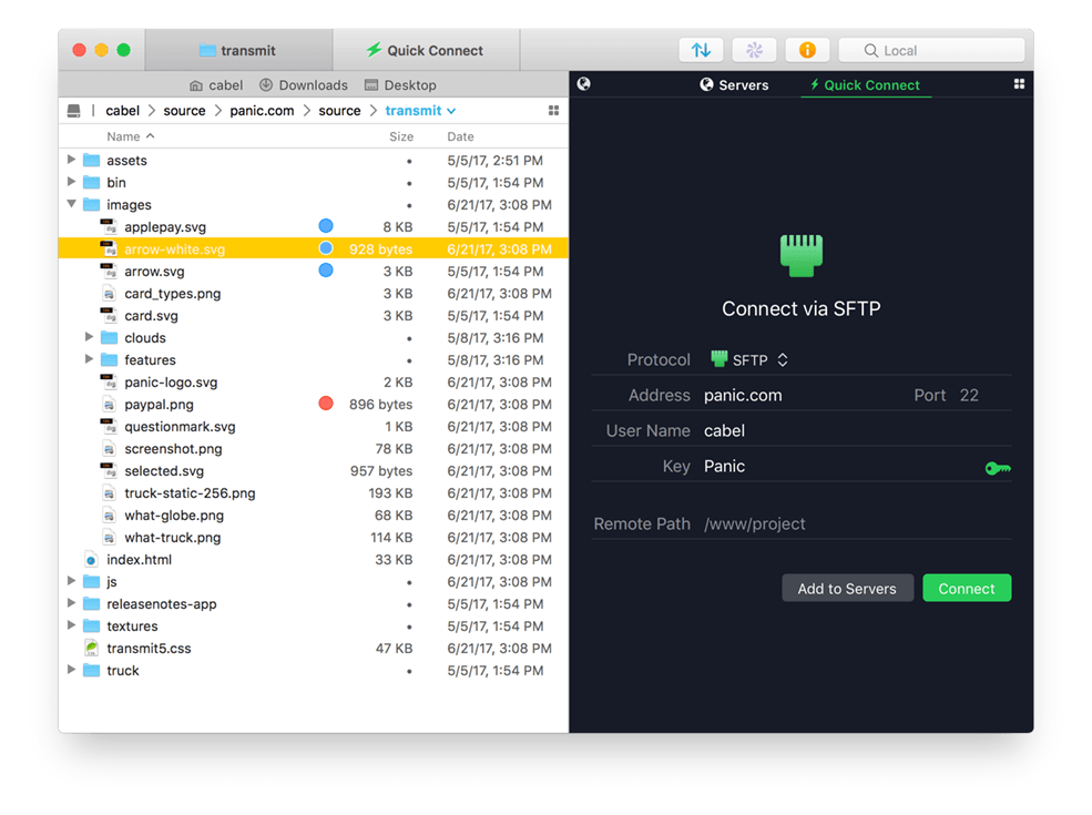 Transmit 5.7.5 MacOSX