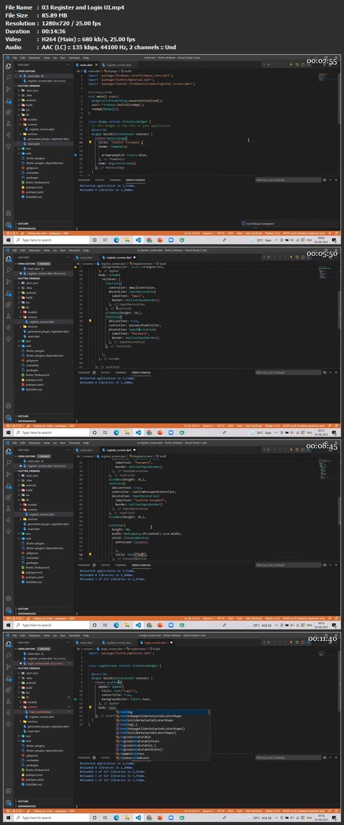 Master Firebase with Flutter - Android and IOS