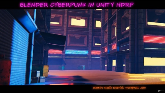 Blender Cyberpunk in Unity HDRP