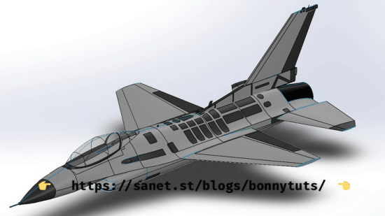 SOLIDWORKS: General Dynamics F-16C Fighting Falcon