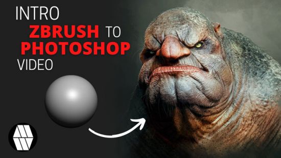 ArtStation – MLW_Creative – ZBRUSH to PHOTOSHOP FULL TUTORIAL + 56 Brush Pack