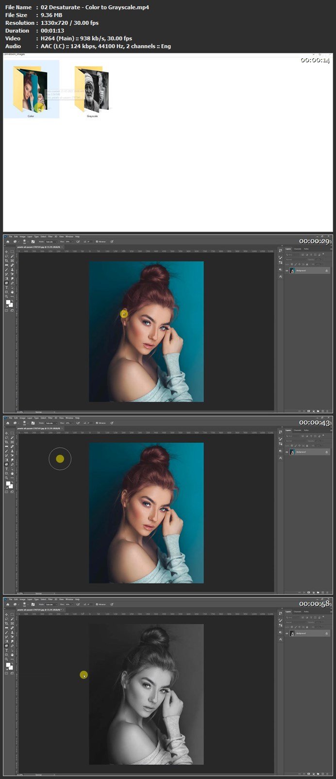 Learn Image Color Conversion Techniques using Photoshop 2021