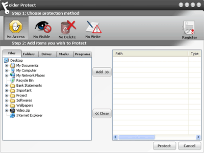 Newsoftwares Folder Protect 1.8.7