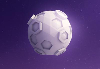 Create a Low Poly Moon With Cinema 4D