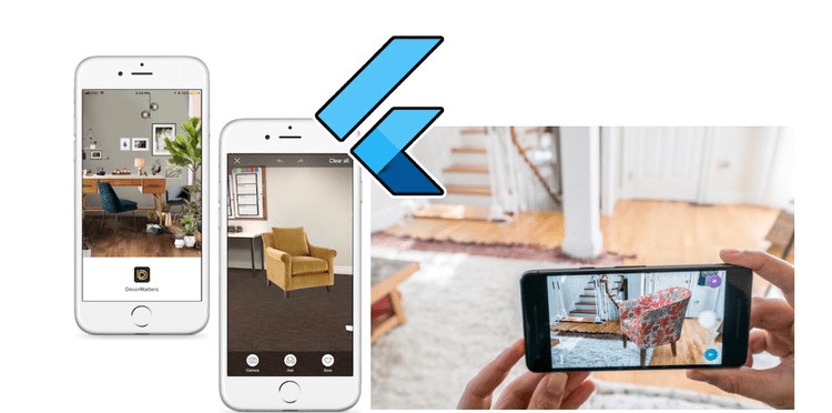 Flutter Augmented Reality AR Furniture App using ARCore