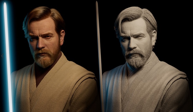Artstation – Obi Wan Kenobi Realistic Cg Character by Adam O’Donnell