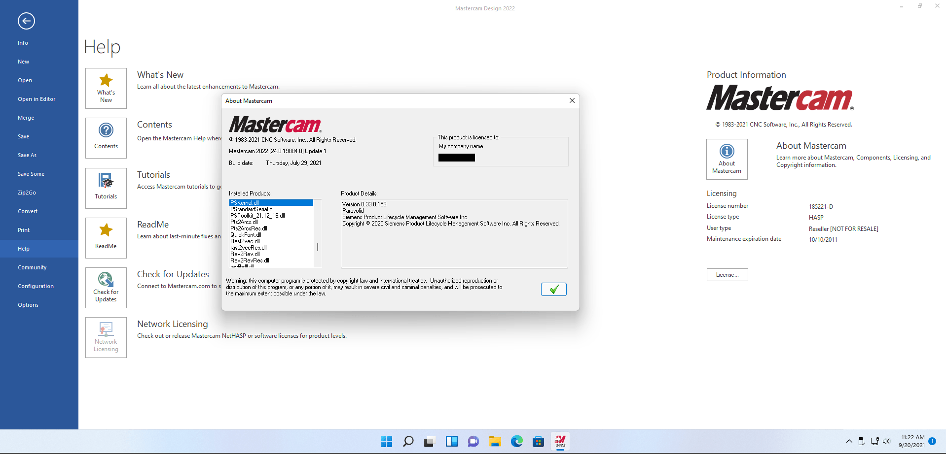 Mastercam 2022 v24.0.19884.0 Update 1 Only (x64)