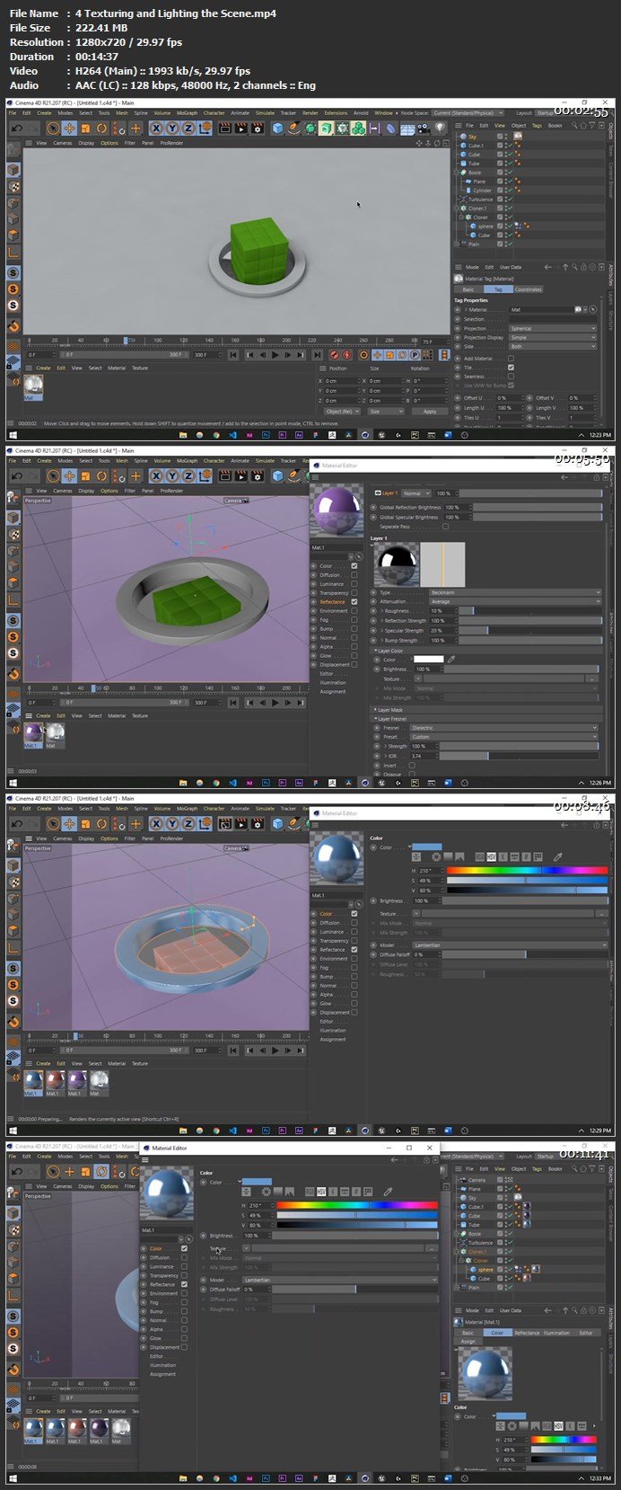 Cinema 4D - Easy Looping 3D Animation