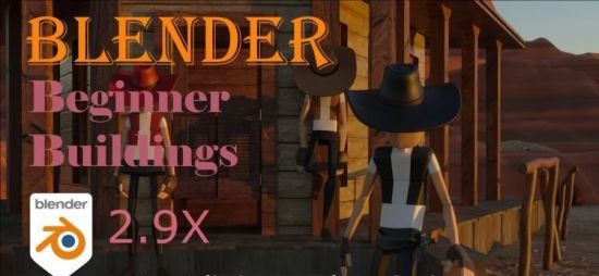 Blender Beginner Architecture: Your first Western Saloon