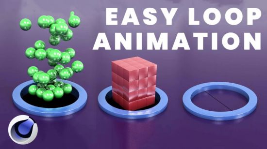 Cinema 4D – Easy Looping 3D Animation