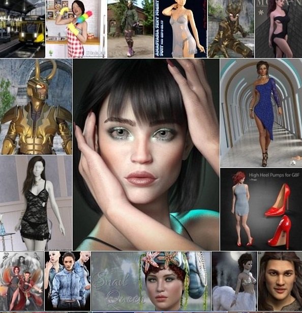 Daz 3D, Poser Bundle 1 January 2022