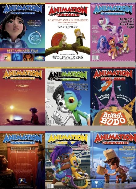 Animation Magazine Full Year 2021 Collection + 2 releases 2022
