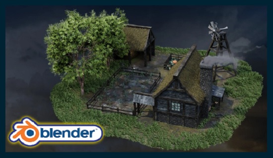 Skillshare – Blender 3 The Ultimate Medieval Scene Course