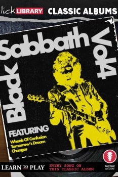 Lick Library Classic Albums Black Sabbath Vol 4 TUTORiAL screenshot