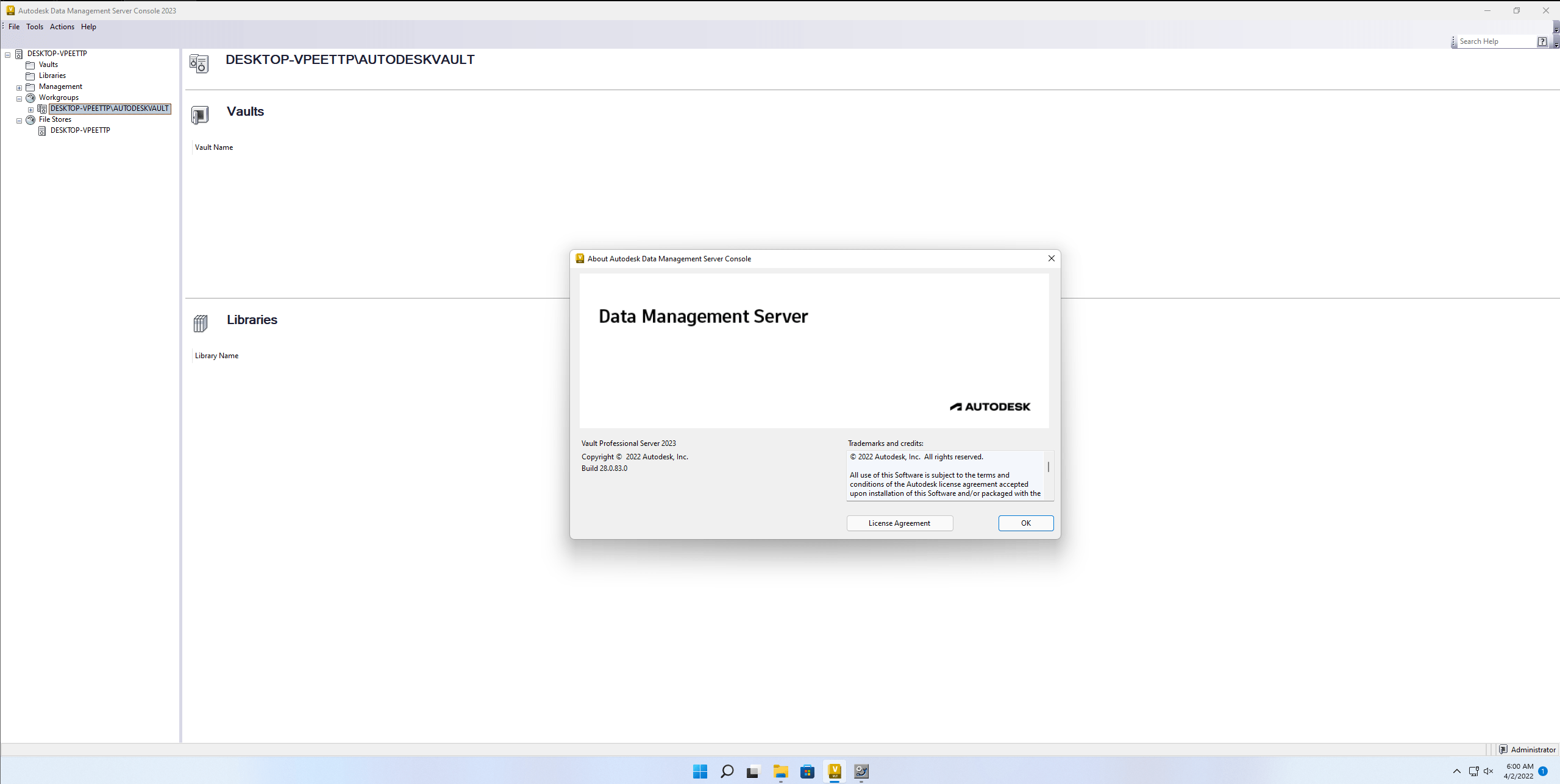 Autodesk Vault Professional Server 2023 (x64)