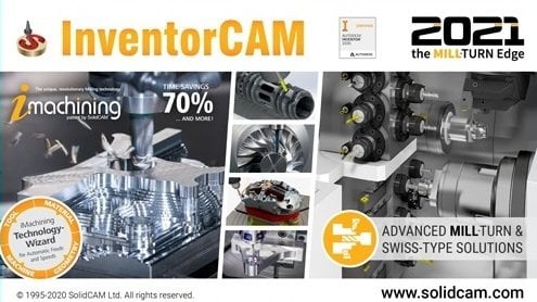 InventorCAM 2021 SP4 HF2 for Autodesk Inventor 2018-2022 x64 Multilanguage