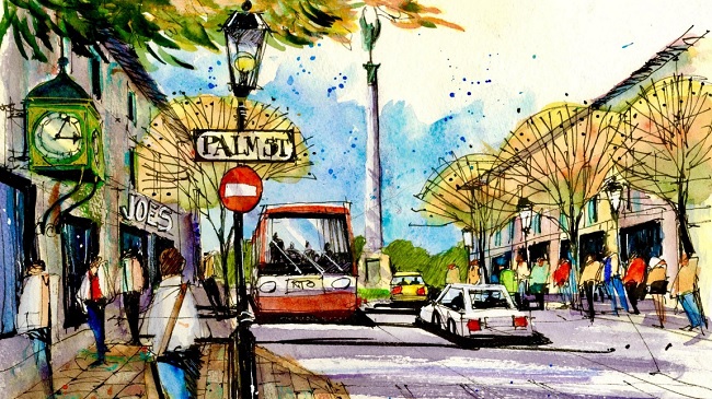 Skillshare – Bring City Scenes to Life: Sketching Cars, Trees and Furnishings