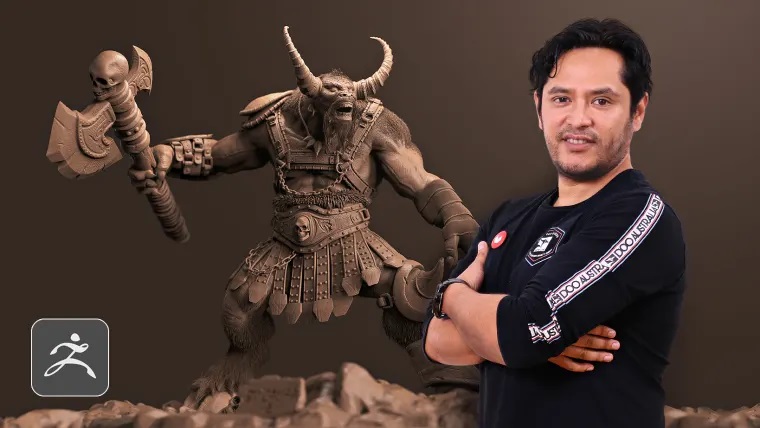 Domestika – Digital Sculpture of Fantastic Creatures with ZBrush by Luis Alberto Gayoso Berrospi