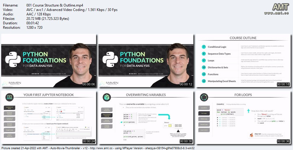 Python Foundations for Data Analysis & Business Intelligence