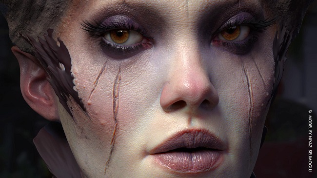 FlippedNormals – Character Face Texturing in Substance Painter
