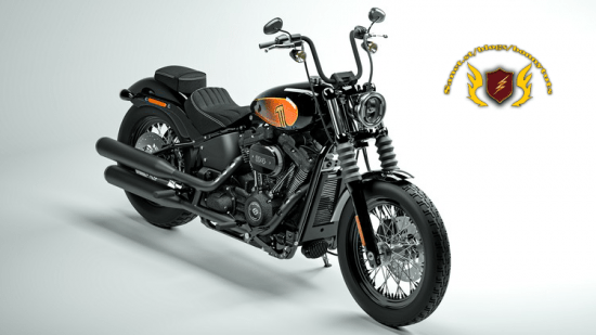Motorcycle Modeling and Rendering with Cinema 4D and V-Ray 5