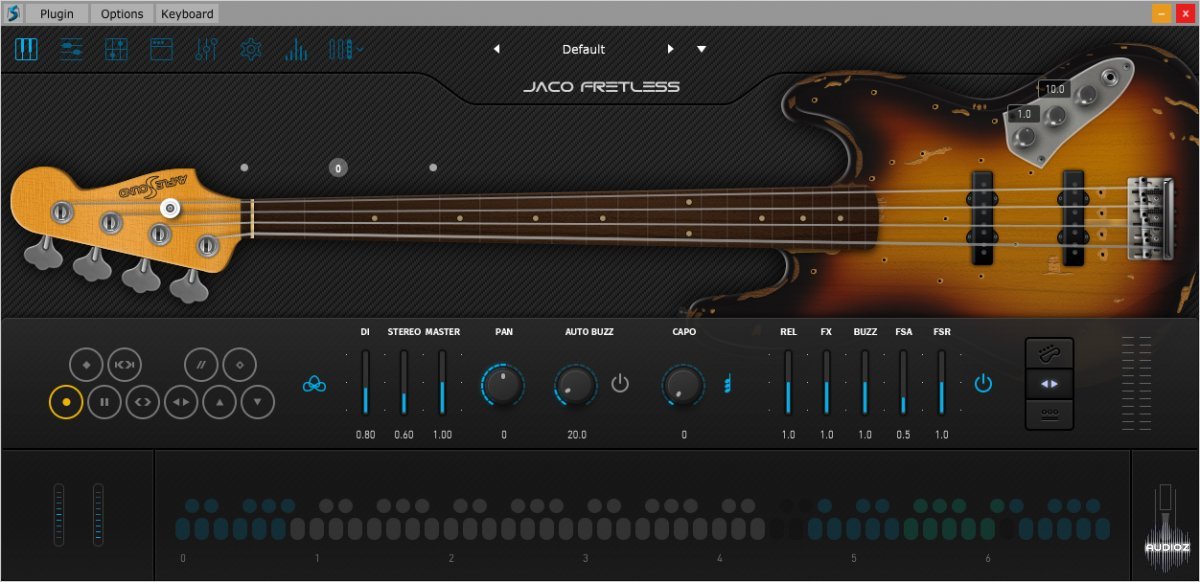 Ample Sound Ample Bass Jaco Fretless v3.5.0 WIN MAC screenshot