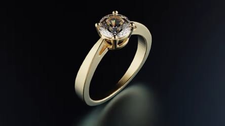 Engagement Ring 3D Design – Rhino – Zbrush – Keyshot