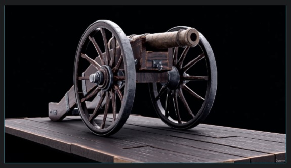 BLENDER: Learn how to create old realistic cannon