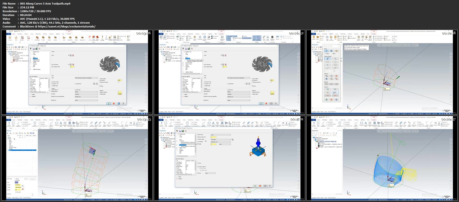 Multi Axis CNC Programming with MasterCam