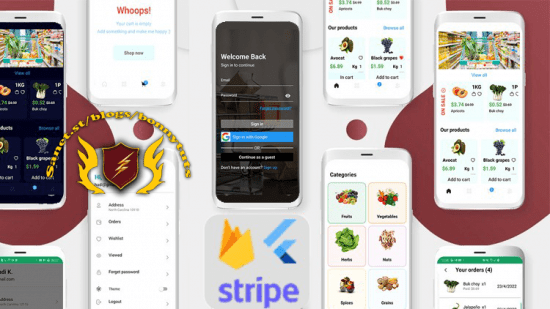 Flutter 2.10 Firebase Build a grocery app with Admin Panel
