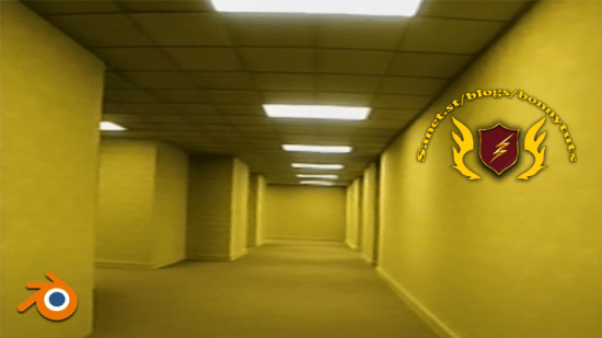 Backrooms In Blender Step By Step Tutorial 4h,40min