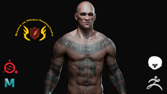 AAA Game 3D Character Art course Module 01 – Body