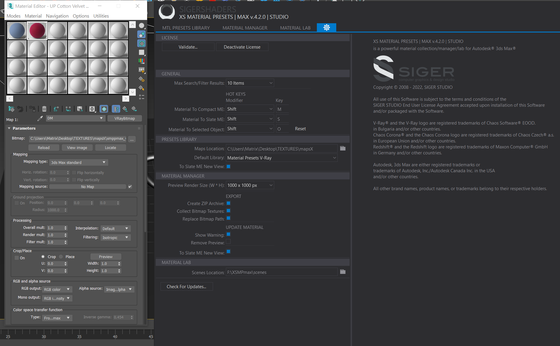SIGERSHADERS XS Material Presets Studio 4.2.0