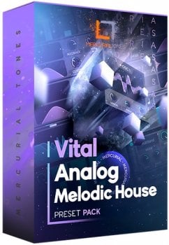 Mercurial Tones Analog Melodic House Presets pack VITAL Wav Midi screenshot