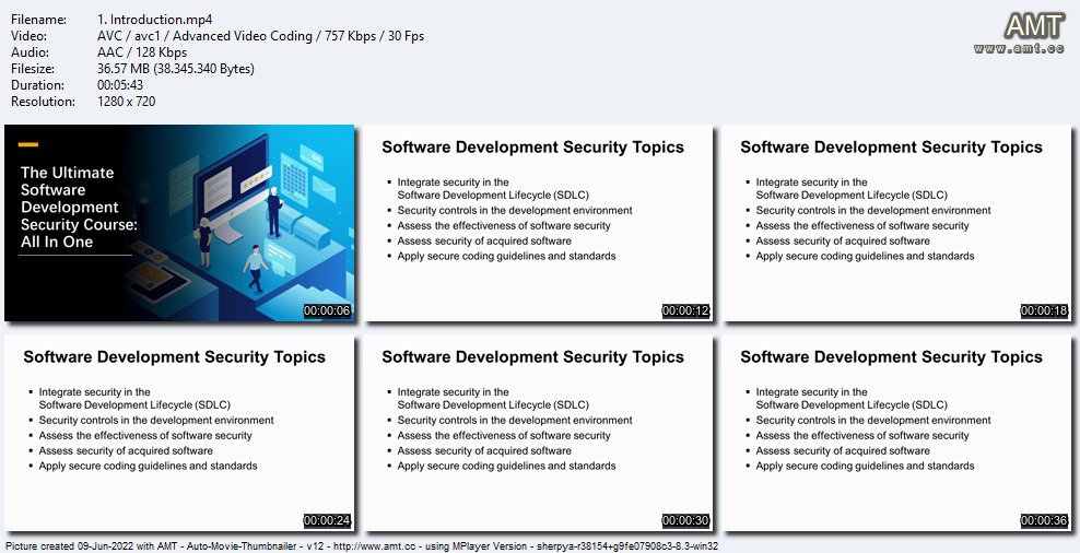 The Ultimate Software Development Security Course:All In One