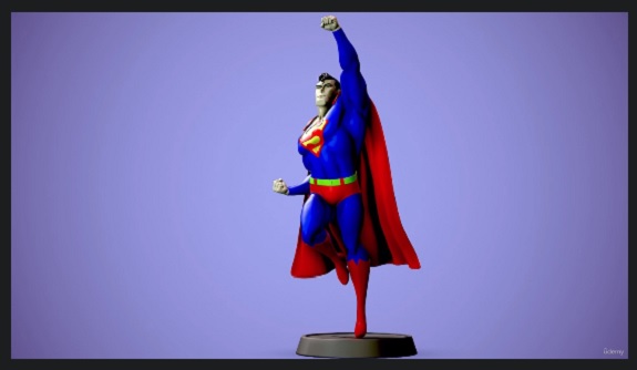 Stylized Superman Zbrush and Marmoset Toolbag 4 Course