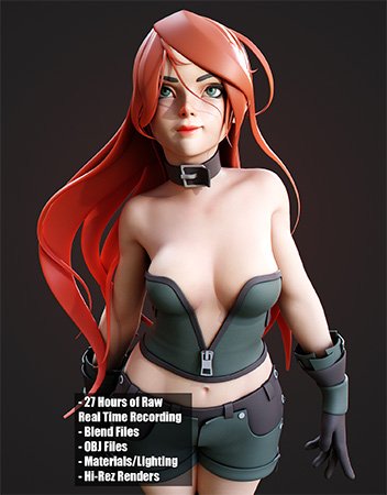 Gumroad – The Witch: Character Creation in Blender