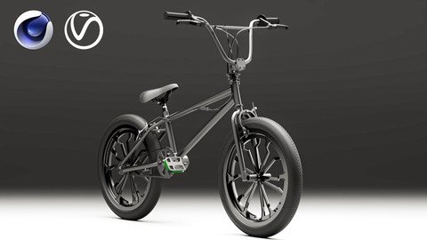 Bike Modeling and Rendering with Cinema 4D and V-Ray 5