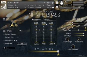 Aaron Venture Infinite Brass v1.6 KONTAKT screenshot