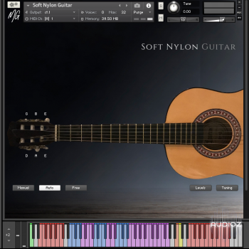 MG Soft Nylon Guitar KONTAKT screenshot
