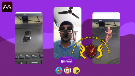 Web based Augmented Reality using 8th Wall