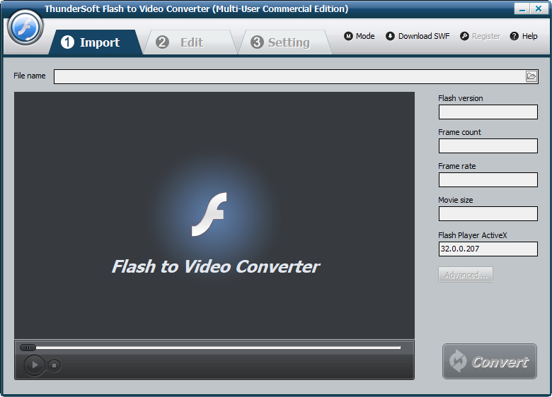 ThunderSoft Flash to Video Converter 3.5.0.0