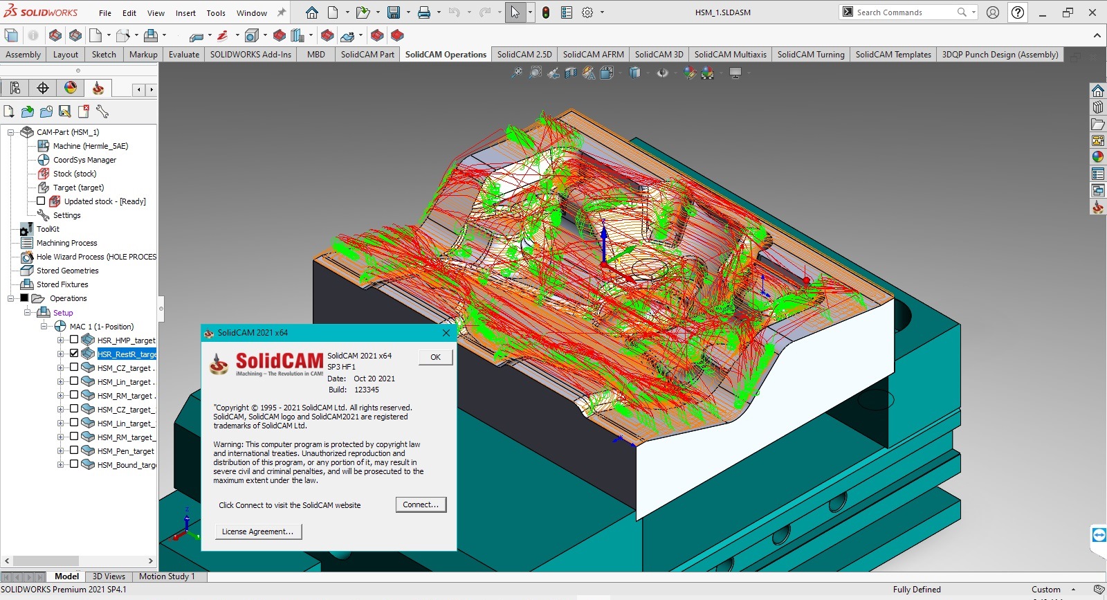 SolidCAM 2021 SP3 HF1