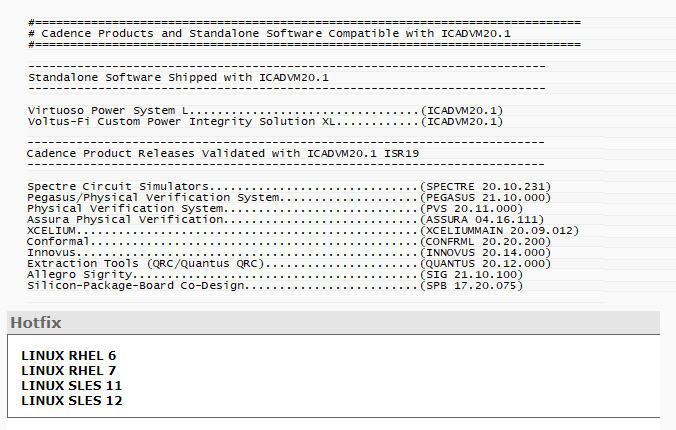 Cadence Virtuoso, Release Version ICADVM 20.1 ISR19