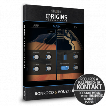 Sonuscore Origins vol. 9: Ronroco & Bouzouki KONTAKT screenshot