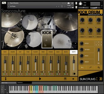 Soniccouture Sun Drums KONTAKT screenshot