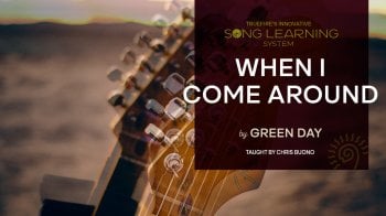 Truefire Chris Buono's Song Lesson: When I Come Around Tutorial screenshot