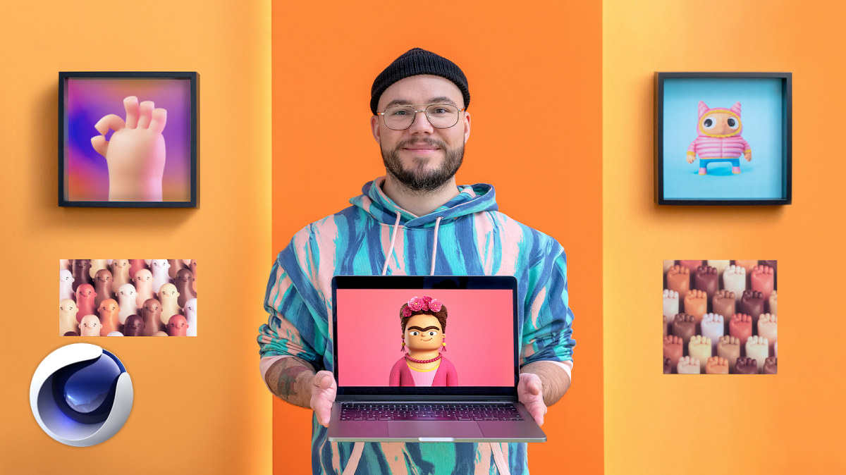 Domestika – 3D Self-Portrait Creation for Social Media in Cinema 4D