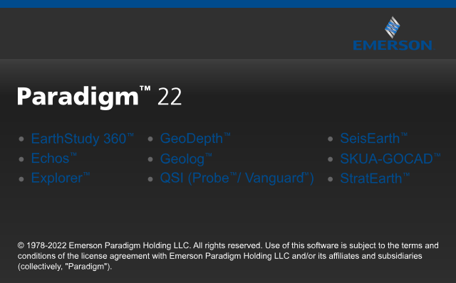 Emerson Paradigm 22 build 2022.06.20 x64
