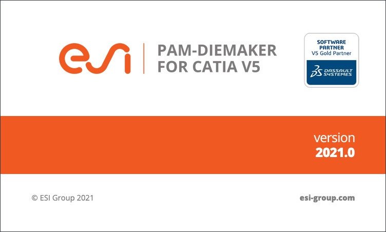 ESI PAM-DIEMAKER 2021.0 x64 for CATIA V5 R28-R30